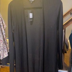 Black Long cardigan sweater